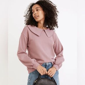 Madewell (Re)sourced Cotton Collared Sweatshirt Size M